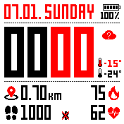 华米跃我Amazfit Bip手表表盘