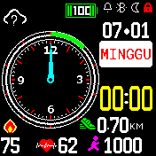 华米跃我Amazfit Bip手表表盘