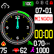 华米跃我Amazfit Bip手表表盘
