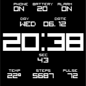 华米跃我Amazfit Bip手表表盘