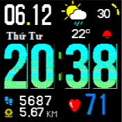 华米跃我Amazfit Bip手表表盘