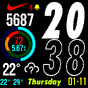 华米跃我Amazfit Bip手表表盘