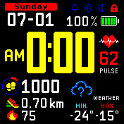 华米跃我Amazfit Bip手表表盘