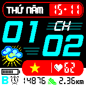 华米跃我Amazfit Bip手表表盘