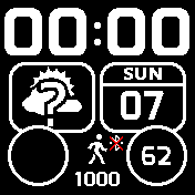 华米跃我Amazfit Bip手表表盘