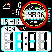 华米跃我Amazfit Bip手表表盘