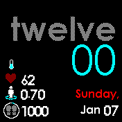 华米跃我Amazfit Bip手表表盘