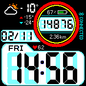 华米跃我Amazfit Bip手表表盘