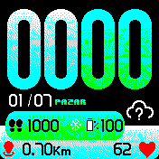 华米跃我Amazfit Bip手表表盘