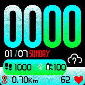 华米跃我Amazfit Bip手表表盘