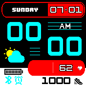 华米跃我Amazfit Bip手表表盘
