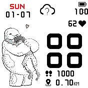 华米跃我Amazfit Bip手表表盘