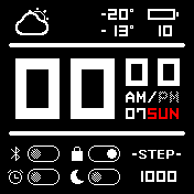 华米跃我Amazfit Bip手表表盘