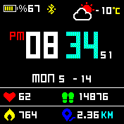 华米跃我Amazfit Bip手表表盘
