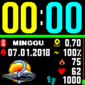 华米跃我Amazfit Bip手表表盘