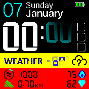 华米跃我Amazfit Bip手表表盘