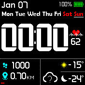 华米跃我Amazfit Bip手表表盘