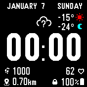 华米跃我Amazfit Bip手表表盘