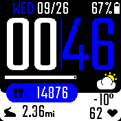 华米跃我Amazfit Bip手表表盘