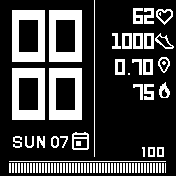 华米跃我Amazfit Bip手表表盘
