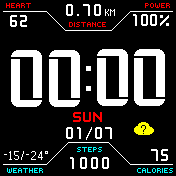 华米跃我Amazfit Bip手表表盘