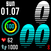 华米跃我Amazfit Bip手表表盘