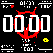 华米跃我Amazfit Bip手表表盘