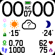 华米跃我Amazfit Bip手表表盘