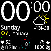 华米跃我Amazfit Bip手表表盘