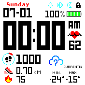 华米跃我Amazfit Bip手表表盘