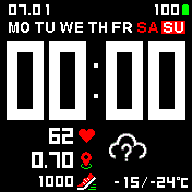 华米跃我Amazfit Bip手表表盘