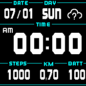 华米跃我Amazfit Bip手表表盘