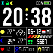 华米跃我Amazfit Bip手表表盘