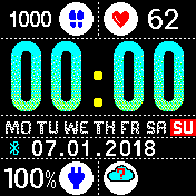 华米跃我Amazfit Bip手表表盘