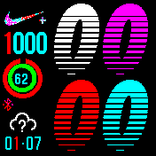 华米跃我Amazfit Bip手表表盘