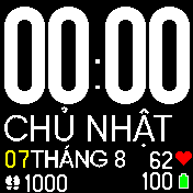 华米跃我Amazfit Bip手表表盘