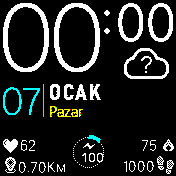 华米跃我Amazfit Bip手表表盘