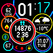 华米跃我Amazfit Bip手表表盘