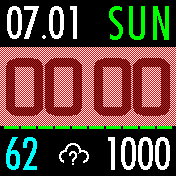 华米跃我Amazfit Bip手表表盘