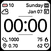 华米跃我Amazfit Bip手表表盘