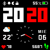 华米跃我Amazfit Bip手表表盘