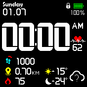 华米跃我Amazfit Bip手表表盘
