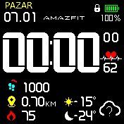 华米跃我Amazfit Bip手表表盘