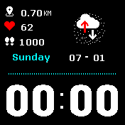 华米跃我Amazfit Bip手表表盘