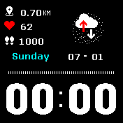 华米跃我Amazfit Bip手表表盘