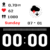 华米跃我Amazfit Bip手表表盘