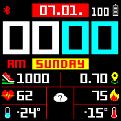 华米跃我Amazfit Bip手表表盘