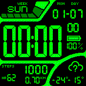 华米跃我Amazfit Bip手表表盘