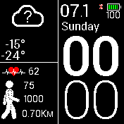 华米跃我Amazfit Bip手表表盘