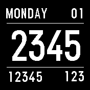 华米跃我Amazfit Bip手表表盘